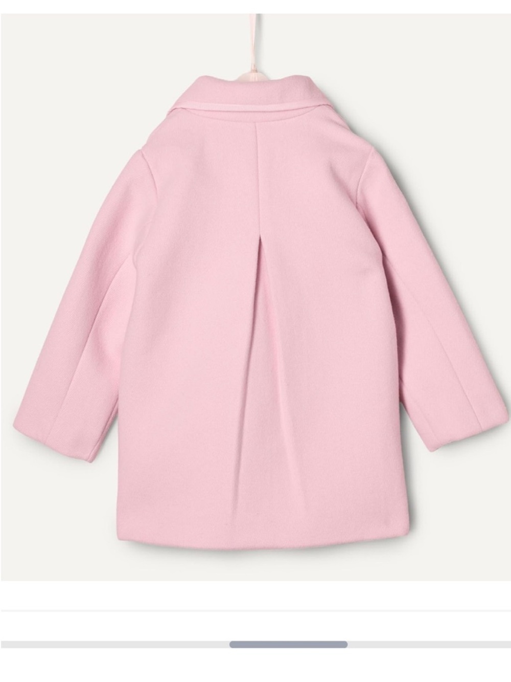 Sofia Grainge x Amazon Essentials Girls' Pink Wool-Blend Pea Coat - Picture 6 of 6